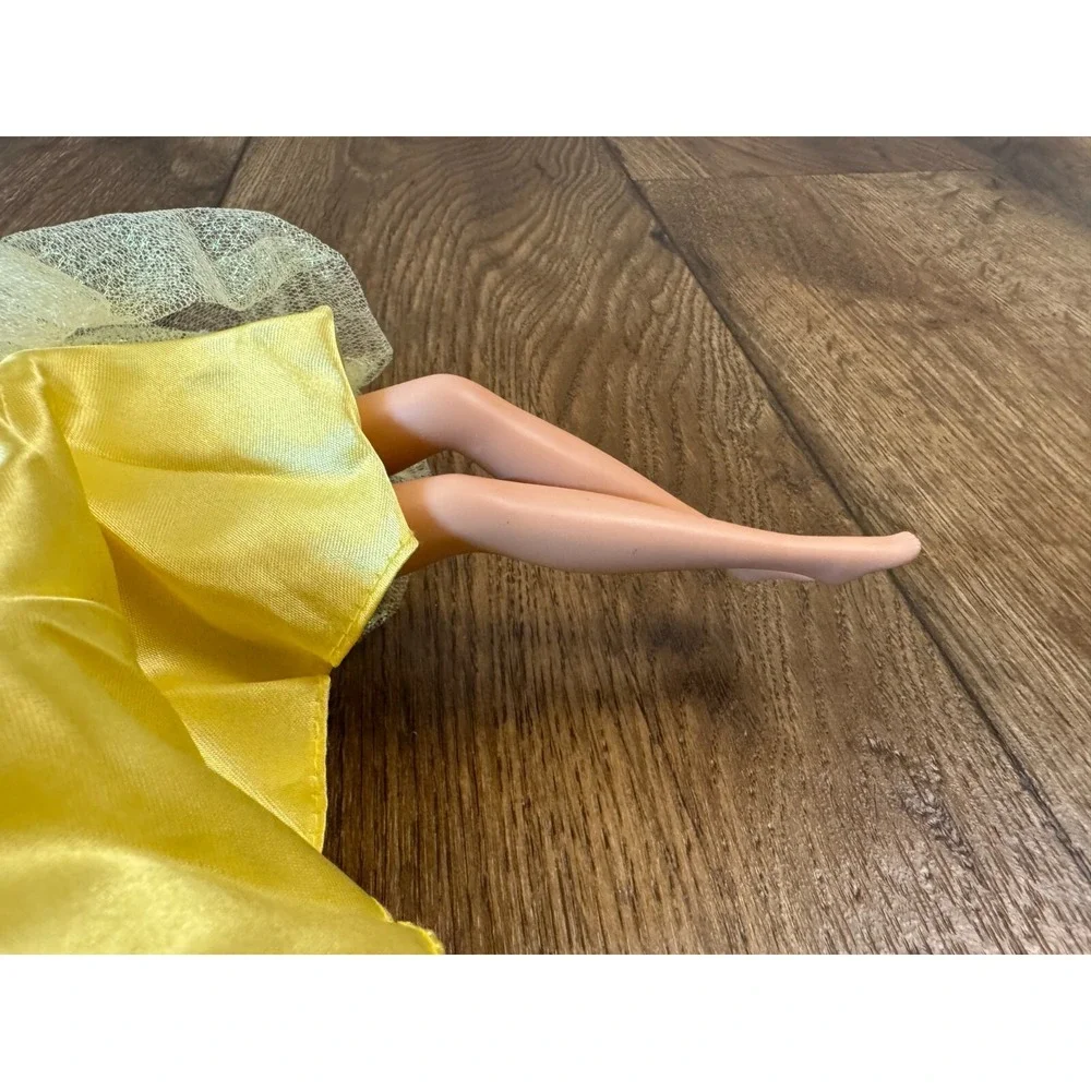 Vtg Disney Store‎ Princess Belle Beauty Beast Classic Doll Yellow Dress Retired